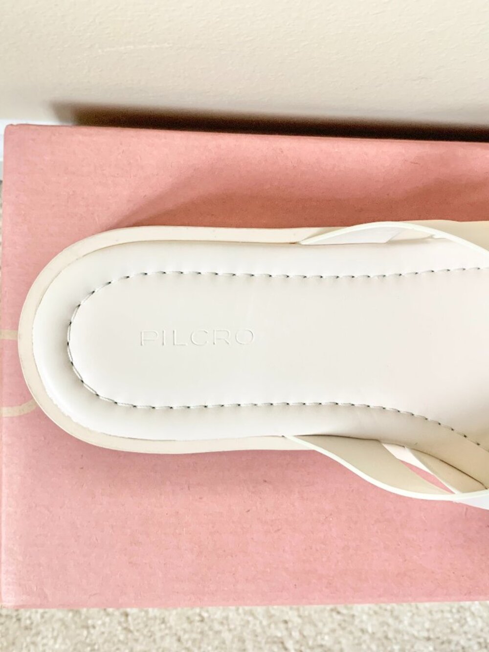 Anthropologie Pilcro Leather Woven Slide Sandals, Cream, Size 39/8.5, NIB - Picture 12 of 15